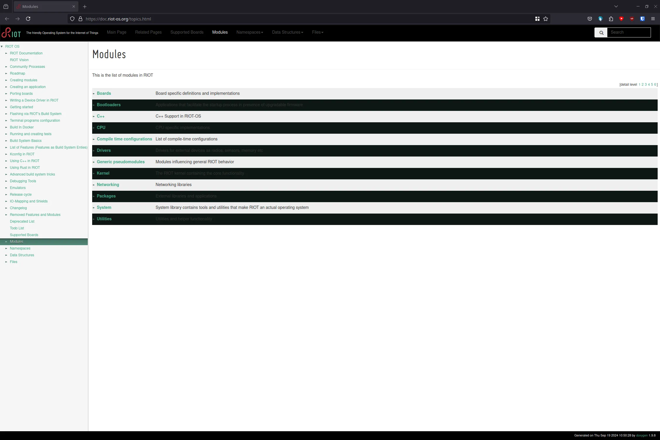 API Documentation Website